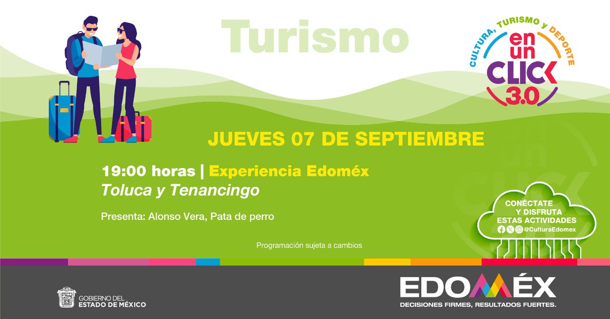 CulturaEdomex's tweet photo. Hoy en #ExperienciaEdoméx📲 viajaremos a #Toluca y #Tenancingo, donde la modernidad y la tradición se unen. Estos sitios turísticos están llenos de espacios inolvidables ✨ Acompáñanos en #TurismoEnUnClick😎y disfruta de la gran variedad de atractivos para toda la familia 👪. https://t.co/NjydVyRwEi