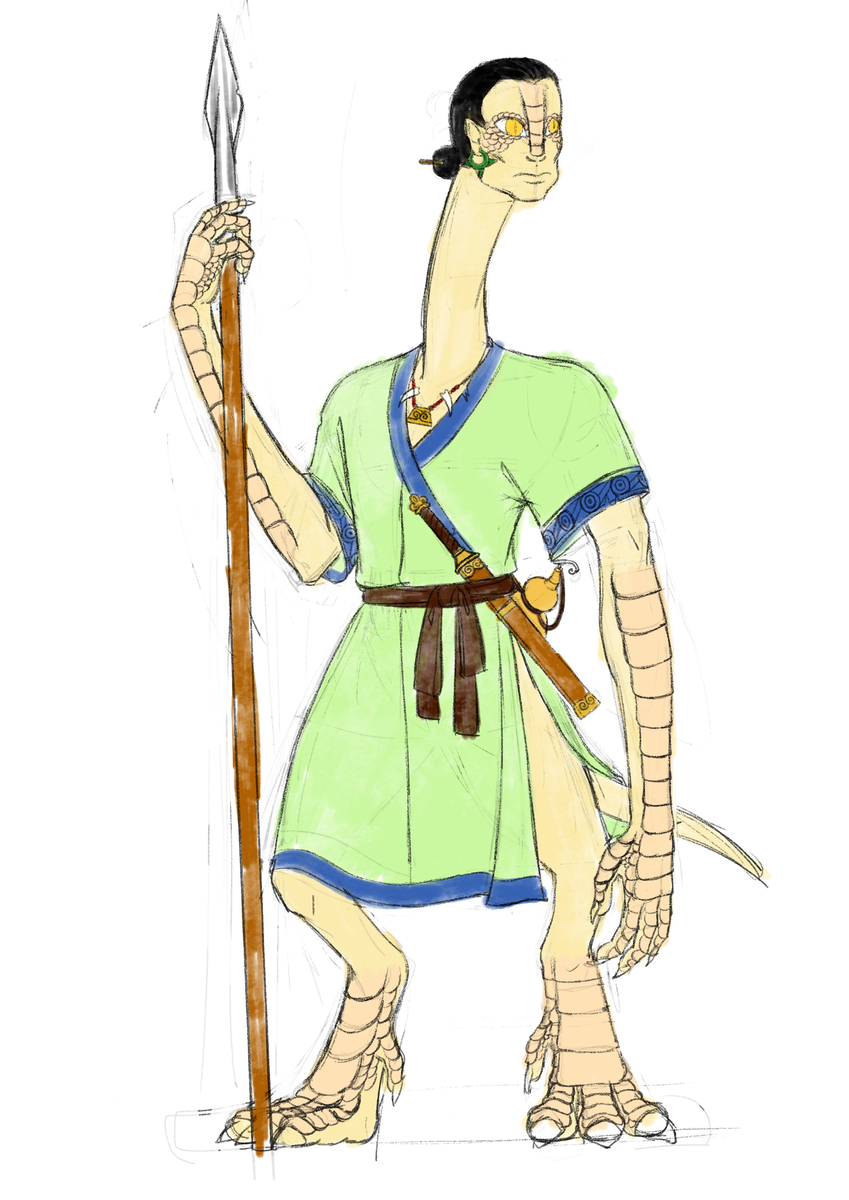 ChickknightG's tweet photo. concept sketch Lizardmen (1/1) https://t.co/aLi1OumIph