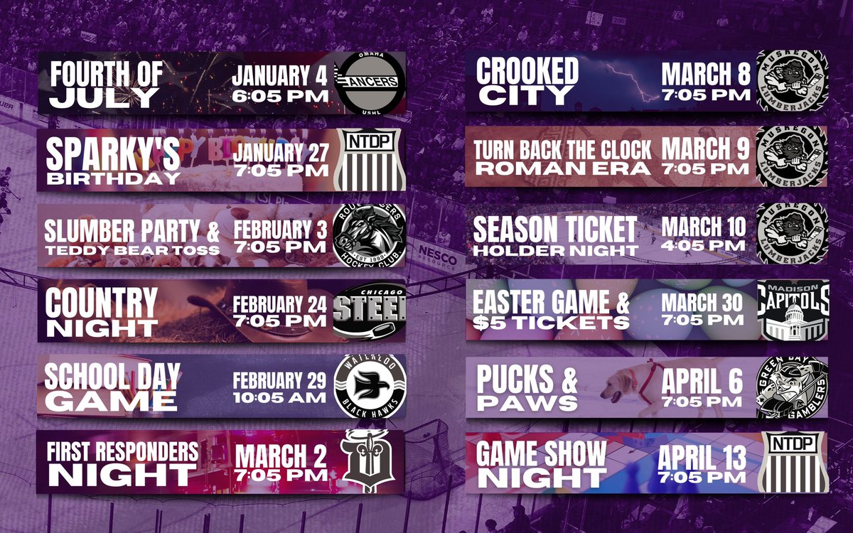 YtownPhantoms's tweet photo. Our 2023-24 Promotional Schedule is here!

Which games are you most excited for? https://t.co/SM2s5zhK0S