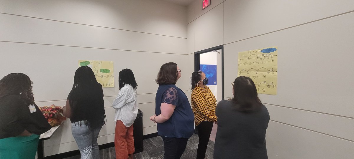 kloneal2's tweet image. Mesquite ISD primary Ts engaging in number sense around addition strategies from a vertical alignment perspective! #mentalmath #propertiesofoperations #lead4ward