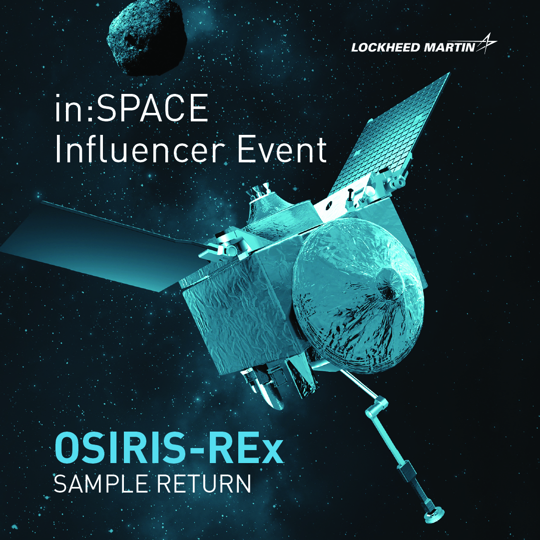 #OSIRISREx, built by our engineers, will return samples of asteroid Bennu to Earth. To tell you all about this epic mission conclusion are our in:SPACE influencers who will cover the sample return from our facilities in Colorado.💫

Follow along: lmt.co/3R9r5ls