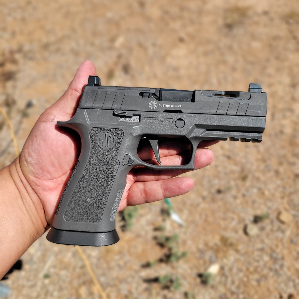 AZWS's tweet photo. Here she is! The latest metal family edition. The SIG SAUER P320 custom works Spectre slide with TXG grip module. πβ€οΈπ«πΊπΈ
Follow our bad ass friends!
@sigsauerinc
@sigsauerhunting
@sigsaueracademy
#sigsauerinc #sigsauer #siglife #sig #Spectre #TXG #AZWS #Shootingforum #2ADefenders