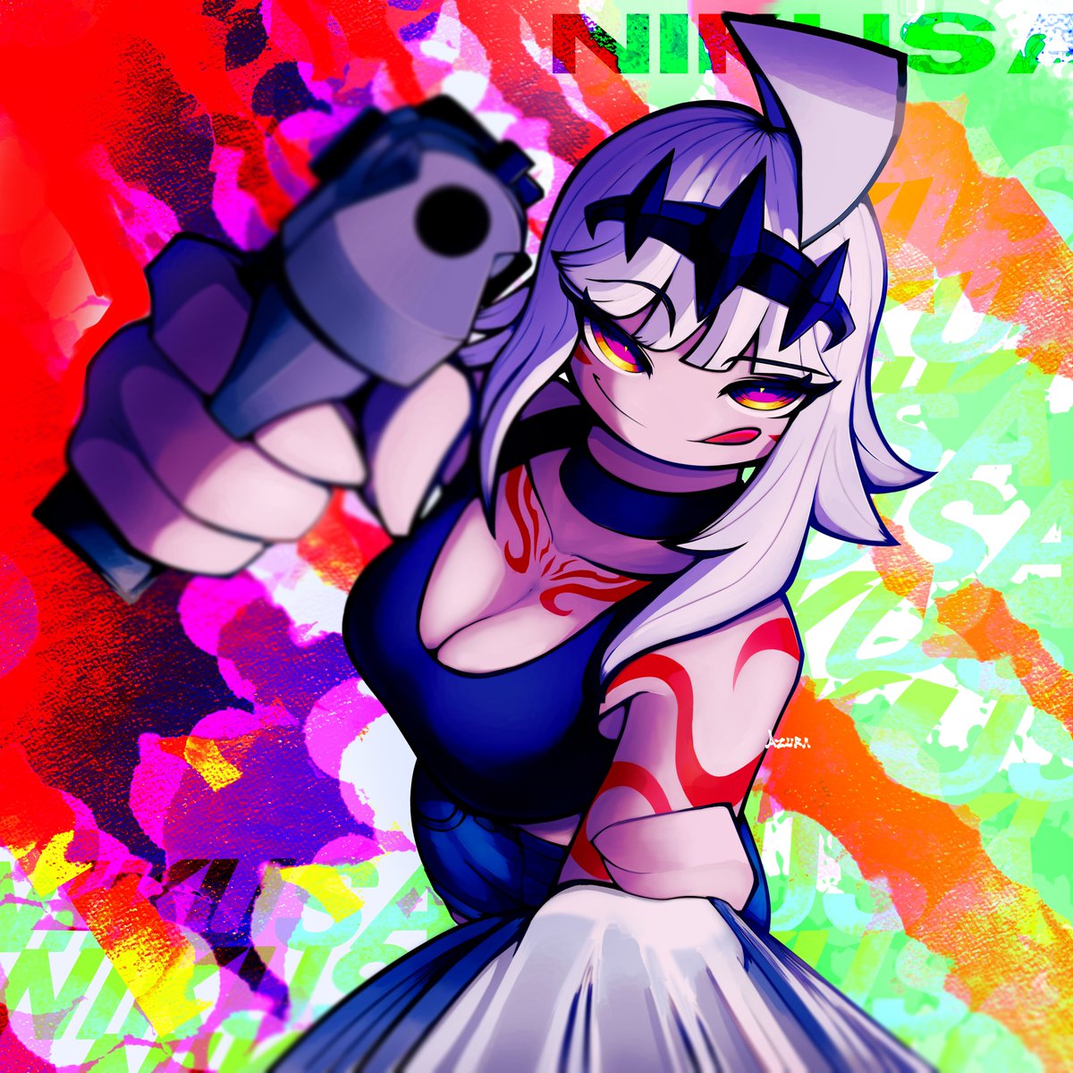LaKillArt's tweet photo. I guess this is the best art I've created <3
#nikusa #FNFENTITY #fnf https://t.co/OdtN8hlJnV