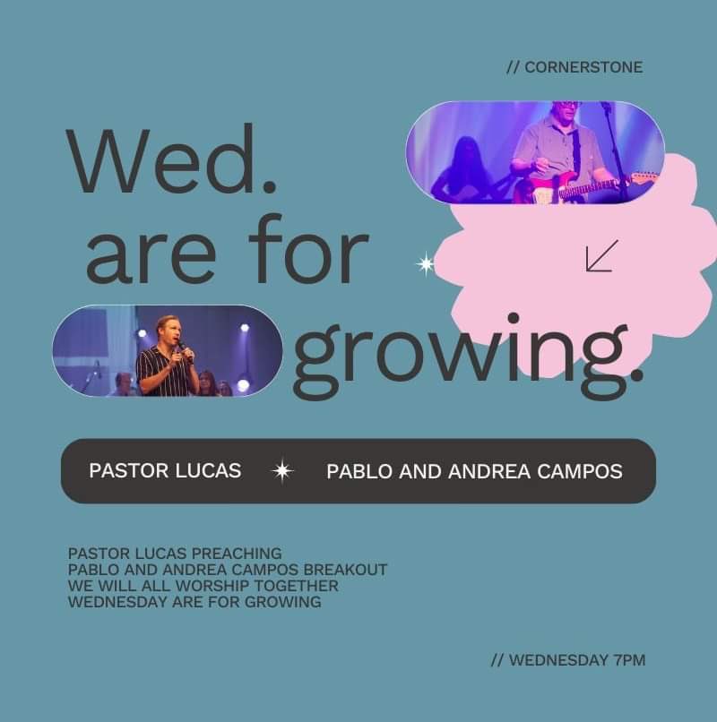 cornerstonecc's tweet photo. 2 breakouts tonight for adults. Pastor Lucas and Pablo &amp; Andrea Campos. Bring the whole family for a great night! 7pm https://t.co/EjjGdKyycj https://t.co/7Lf1WXp3H4