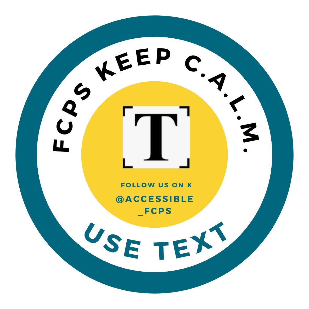 Accessibility FCPS tweet media