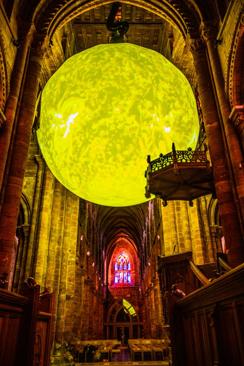 Join us from tomorrow, 7th to the 14th, in Cathedral hours, to immerse yourself under The Sun with <a href="/NASA/">NASA</a> imagery, a soundscape in the atmosphere of this ancient space
@UCLanResearch <a href="/STFC_Matters/">Science and Technology Facilities Council</a> #seethesun <a href="/rwwalsh/">Robert Walsh</a> 
Photo by Colin Keldie
