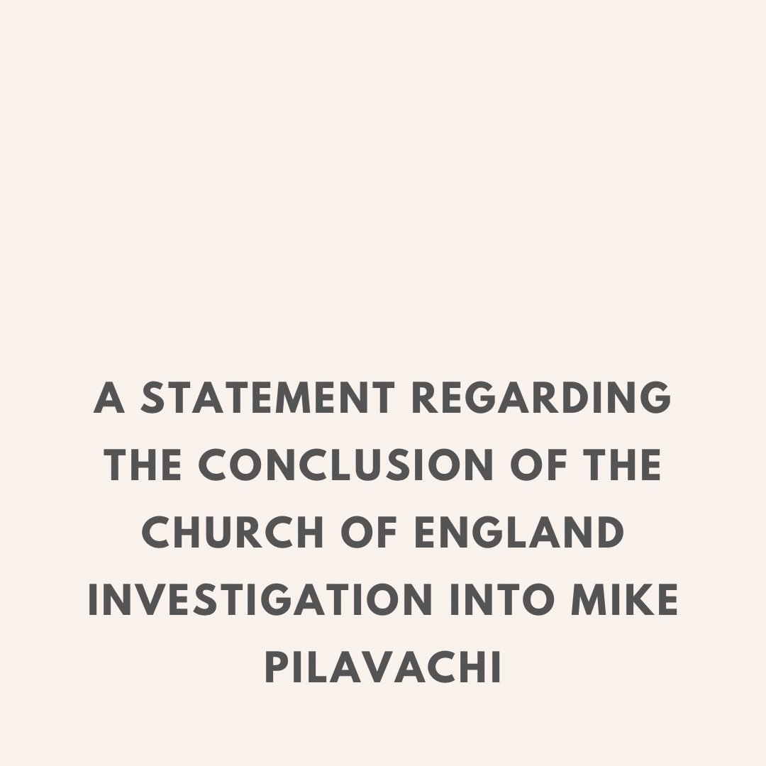 SoulSurvivorGB's tweet image. Please head to soulsurvivorwatford.co.uk/latestupdates to find a link to a statement from the Church of England who have concluded their investigation into Mike Pilavachi, and a response from the Soul Survivor trustees.