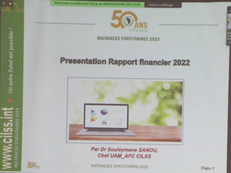 SandyOuat's tweet image. La gouvernance financière du #cilss présentée aux participants du #crps2023 @CILSSinfos