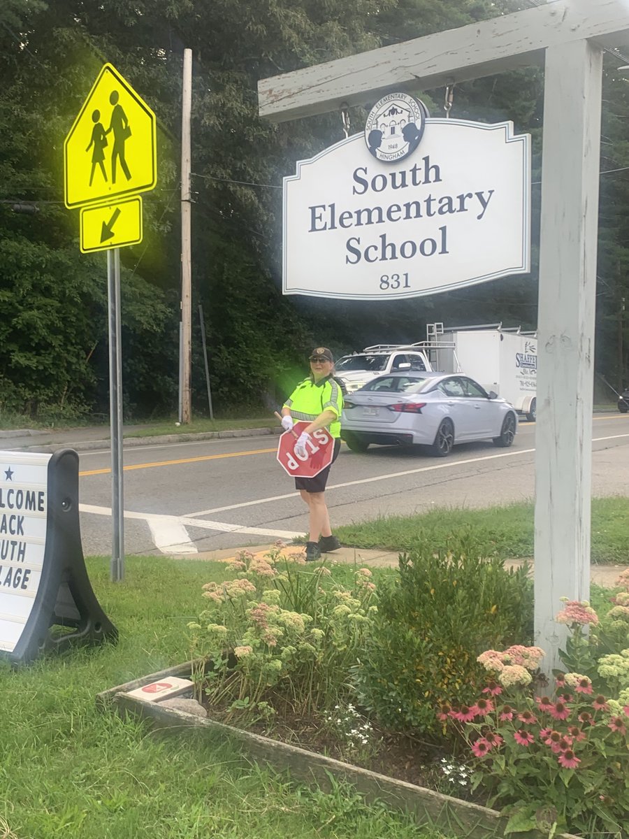 Welcome back, students and staff!  Many thanks to our crossing guards and bus drivers for ensuring a safe arrival for all!
