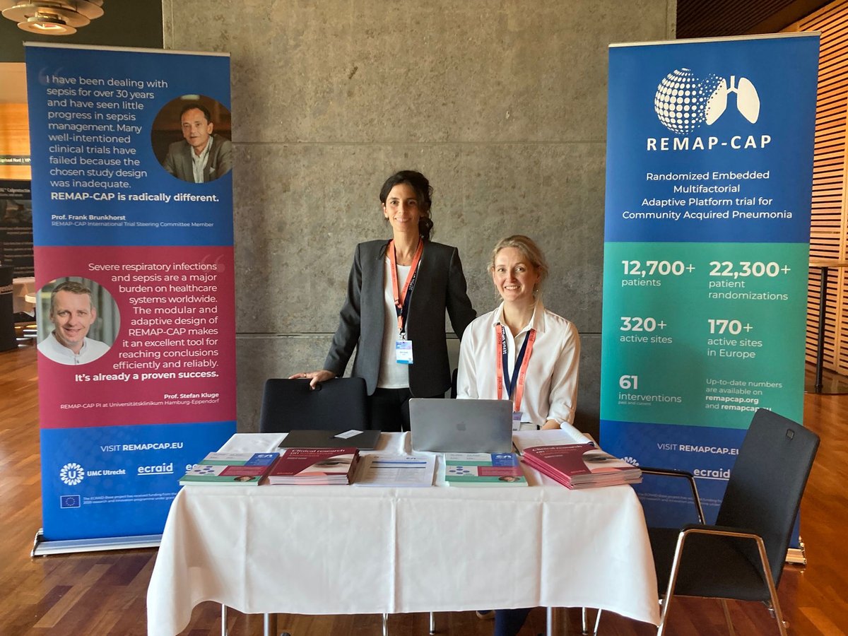remap_cap's tweet photo. REMAP-CAP representatives are at #SepsisUpdate 2023 in Weimar 🇩🇪 and look forward to talking to you at our cozy stand.
Elsewhere in the building @Lennie333 is giving a presentation on adaptive platforms trials in critical care 🏥
@Ecraid @UMCU_Intl @BrunkhorstFrank https://t.co/sGiE7cy60W