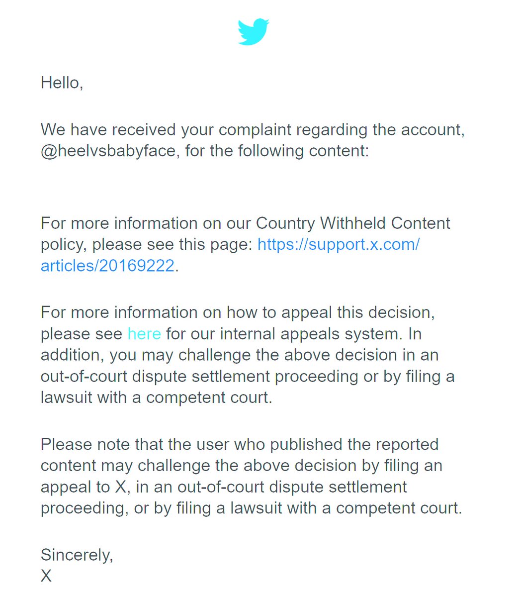 heelvsbabyface's tweet photo. Hi @Support I'm just wondering how do I "appeal" nothing? There is no complaint listed? https://t.co/CtGexGNnFu