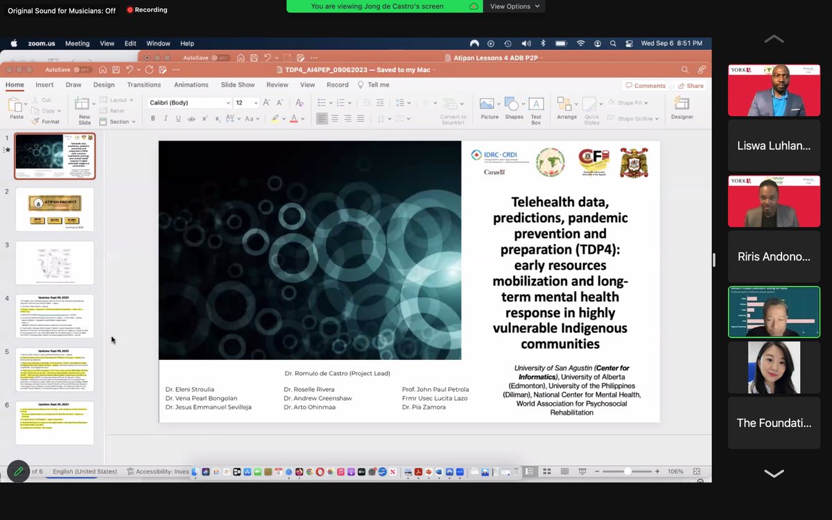 The AI4PEP- Asia Bi-weekly update meeting is already in progress.
In attendance is India, Indonesia, Malaysia, &amp; the  Phillipines.
<a href="/dzevela/">Jude  Kong</a> <a href="/JnJRousseau/">Jean-Jacques Rousseau</a> <a href="/SylvainFayeUCAD/">Sylvain Landry B. FAYE</a> <a href="/pratibhakad/">pratibha kad</a> <a href="/AI4EWARS/">AI4EWARS Project</a>  <a href="/Ai4declicSn/">AI4DECLIC-SN</a> <a href="/IDRC_CRDI/">IDRC | CRDI</a>