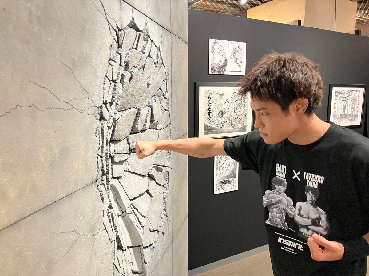 地上最強刃牙展ッ❗️ 明日9月7日〜25日より開催してます。 今日実際に