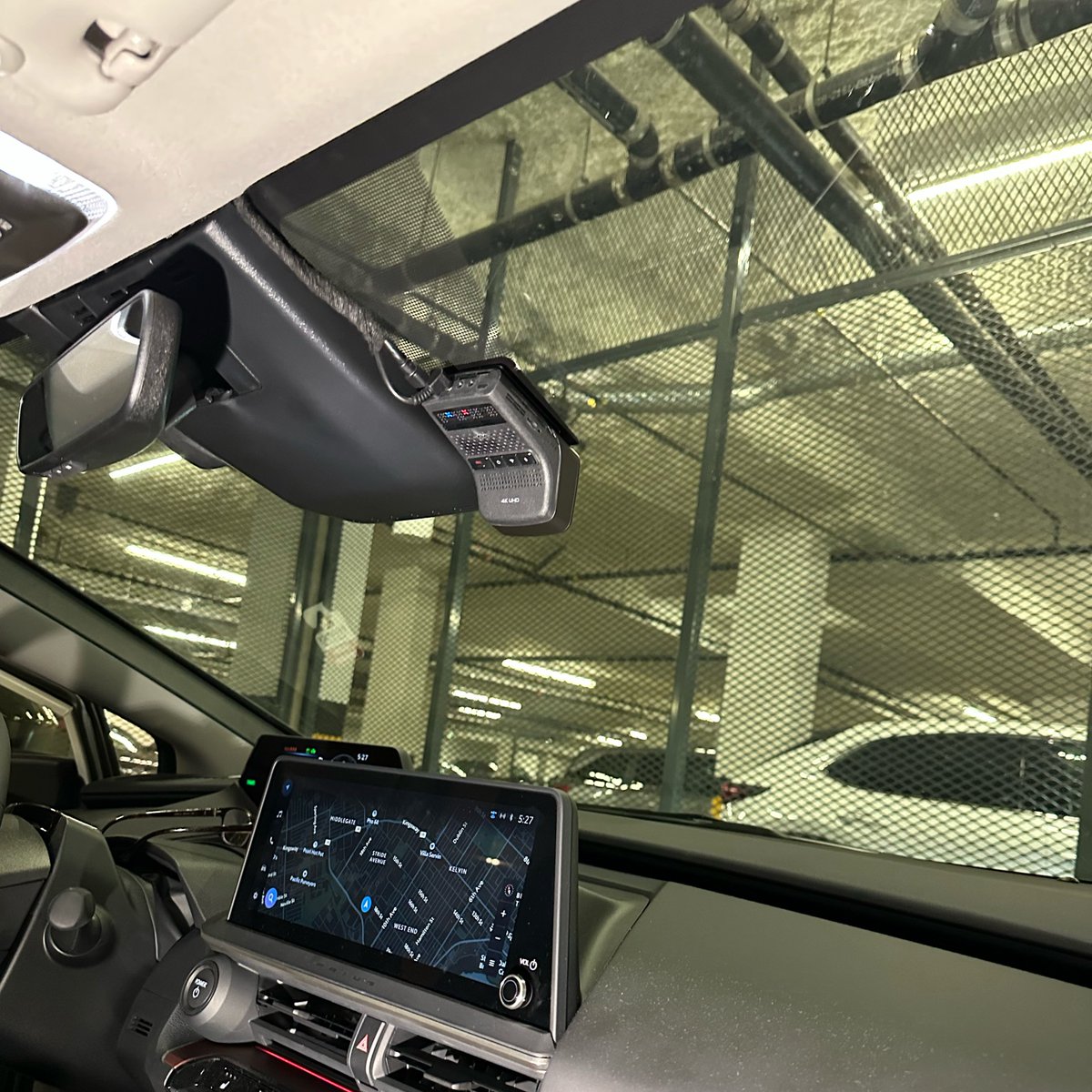 SafeDriveSolut1's tweet image. #Toyota Prius Prime got a #Thinkware #dashcam installed. We neatly tie strapped the wiring behind airbag safely.