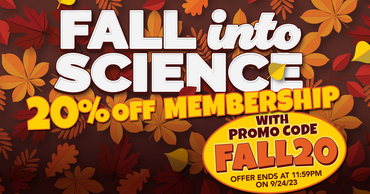 Connecticut Science Center (@ctsciencecenter) on Twitter photo Fall in love with science all year long! Save 20% off any Connecticut Science Center membership with promo code FALL 20. Visit ctsciencecenter.org/membership-pri… Fall in love with science all year long! Save 20% off any Connecticut Science Center membership with promo code FALL 20. Visit ctsciencecenter.org/membership-pri…