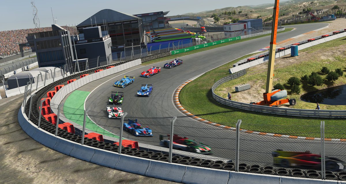 iRacing's tweet photo. Circuit Zandvoort has been upgraded to reflect its FIA Grade 1 status! 🇳🇱

Featuring AI racing and the new 3D foliage system, this beautiful rebuild of Zandvoort becomes a 2-for-1 deal with the original version of the track! https://t.co/wQfC6PHR8o