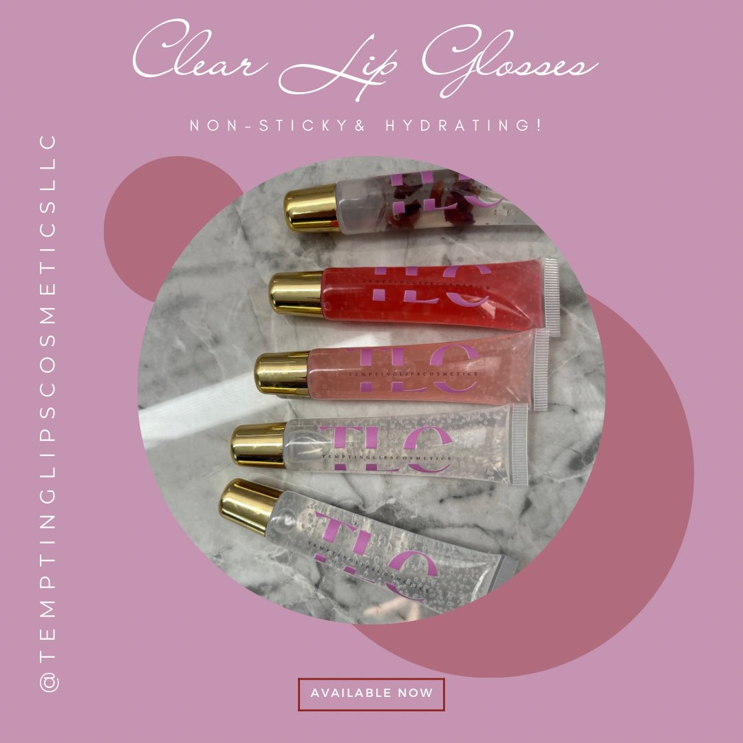 Limited stock on the clear lip glosses 💋 currently $3 until 09/08