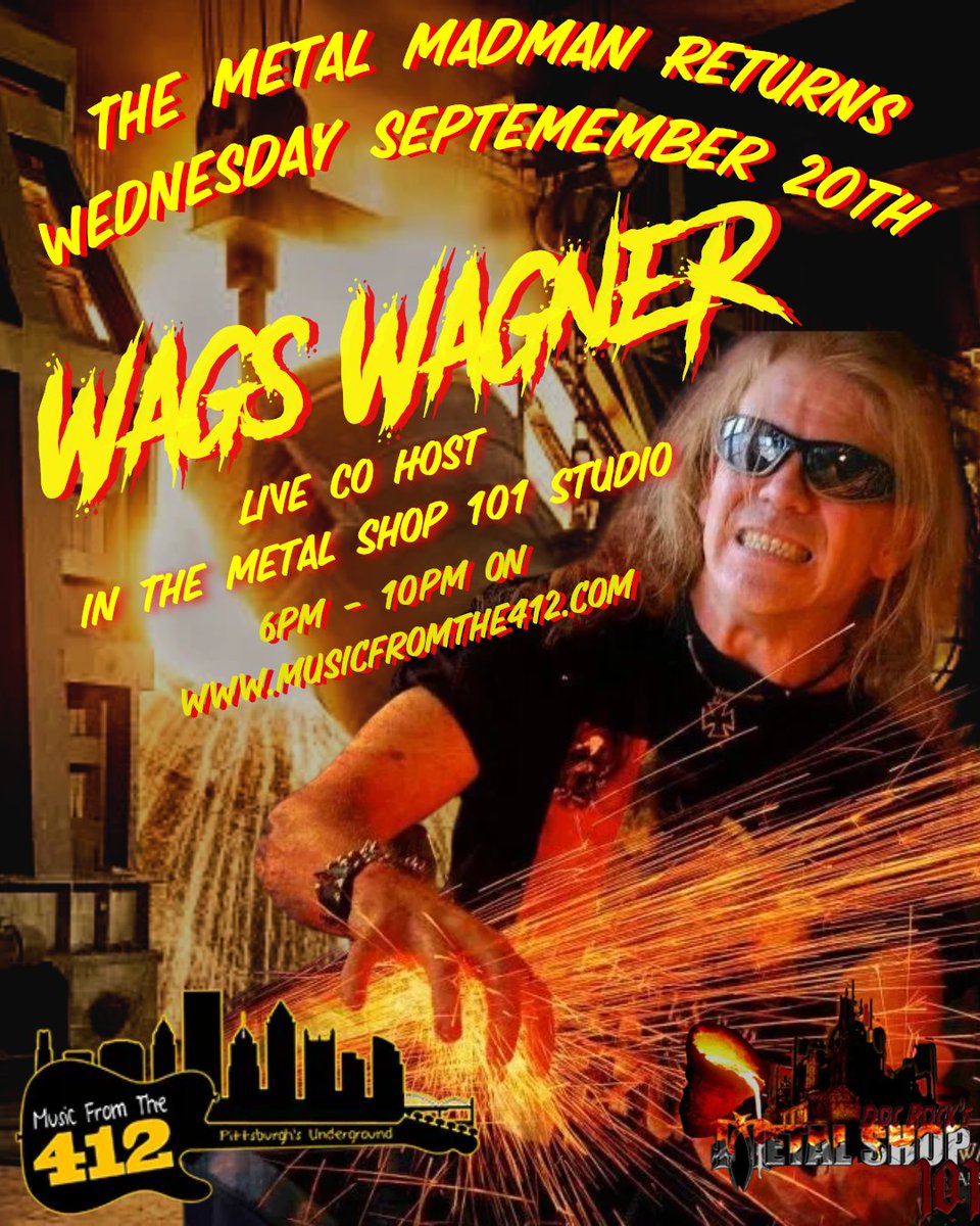 DocRockMetal666's tweet photo. The Metal Mad Man live in the studio 
exclusively on https://t.co/ThKfQIriMx https://t.co/VYTgulas7V