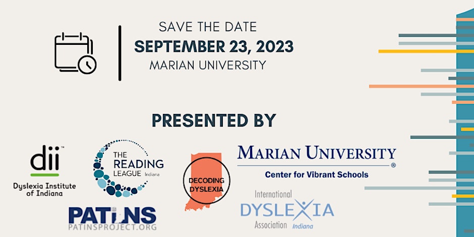 The PATINS Project staff are presenting at the #UntilEveryoneCanRead conference on September 23, 2023!

Find details and registration through the link. bit.ly/3Yo7qjr #PatinsIcam <a href="/danielgmcnulty/">Daniel G McNulty</a> <a href="/AmandaLBrown82/">Amanda Brown</a> @KatieTaylorIN
