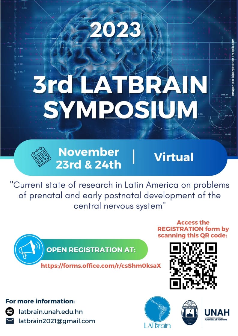 MartinHabif's tweet photo. 🔊Ya están abiertas las inscripciones para el 3rd LATBRAIN Symposium 2023🧠"Current state of research in Latin America on problems of pre- and early postnatal development in CNS" https://t.co/91jvfWqCd4 @SAN_neuroAr https://t.co/FKXggX1t79