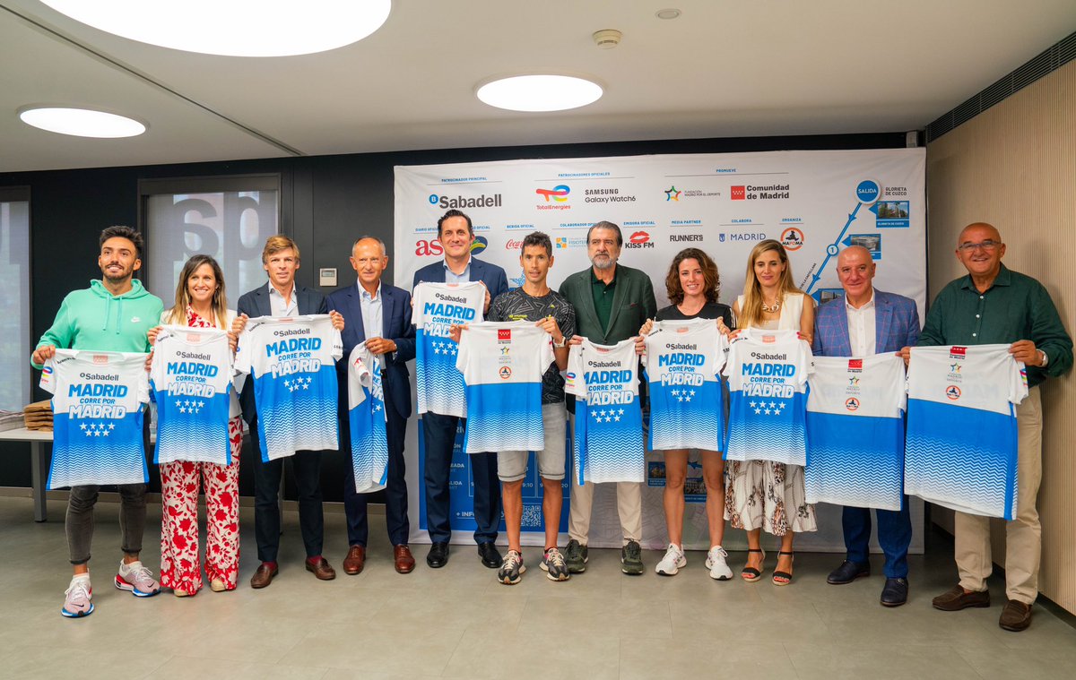 MadridCorre's tweet photo. Esta mañana hemos presentado la 15ª edición de Madrid corre por Madrid en la oficinas de @BancoSabadell 

Agradecemos a todas la instituciones y patrocinadores su compromiso y apoyo para celebrar un año más el 10K más carismático de #Madrid 💙

¡Te esperamos el domingo! 🏃🏻⚡️ https://t.co/zSr9HMAWko