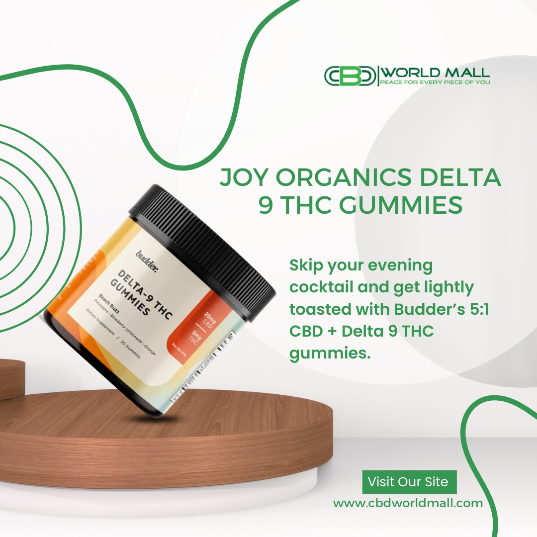 CShopping247's tweet photo. Skip the cocktails and try Joy Organics Delta 9 THC Gummies! 💚

Lightly toasted with a 5:1 CBD to Delta 9 THC ratio, it's a delightful way to unwind.  

Who's up for a relaxing evening? 🌙 

🌐 https://t.co/UlHfx0gqR3

#cbdworldmall #cbdeducation #cbdawareness #cbdsaveslives https://t.co/Q4CpnqAp71