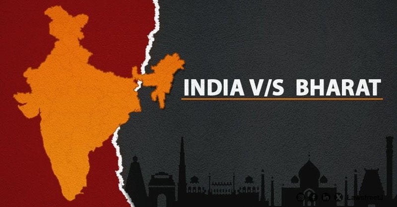 LawstreetJ's tweet photo. INDIA vs BHARAT: Watershed moment, if name of country restored as Bharat
@rashtrapatibhvn #IndiaVsBharat #CountryNameChange #WatershedMoment #BharatNameRestoration #IndianIdentity #NationalIdentity #ConstitutionalChange #NameDebate #India #LawstreetJ
Read full article
