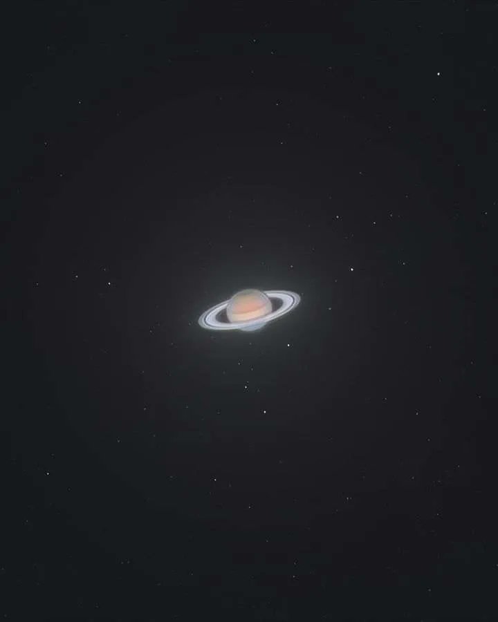 Saturn through a 6" telescope 📸 <a href="/spacebydan/">Dan Borja</a>