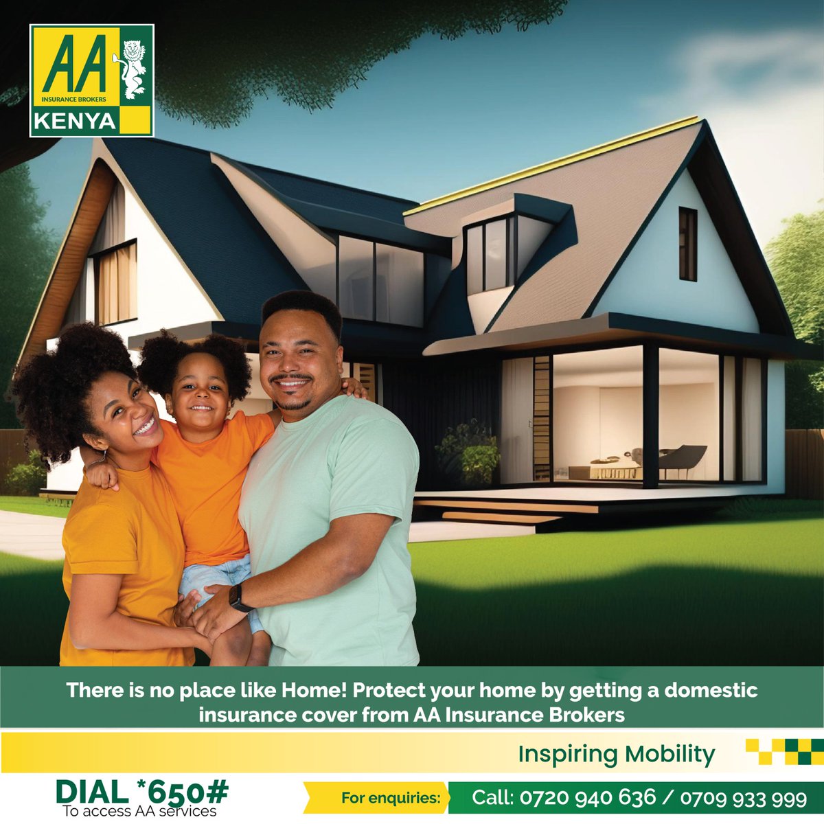 AAKenya's tweet photo. There's truly no place like home. Keep it safe and sound with domestic insurance from AA Insurance Brokers. Request a free quote, call us on 0720940636
#AAIBCares #DomesticInsurance https://t.co/1afK4TNcV7