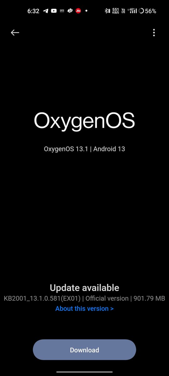 Green line nhi na aayega ?? Koi suggest kro .

#OnePlus 
#oneplusmobile
#update
#oxygenos