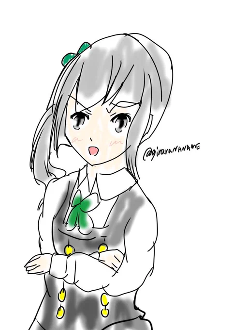 #艦これ版深夜の真剣お絵描き60分一本勝負#艦これ版真剣お絵描き60分一本勝負_202309062回目の霞(右) 
