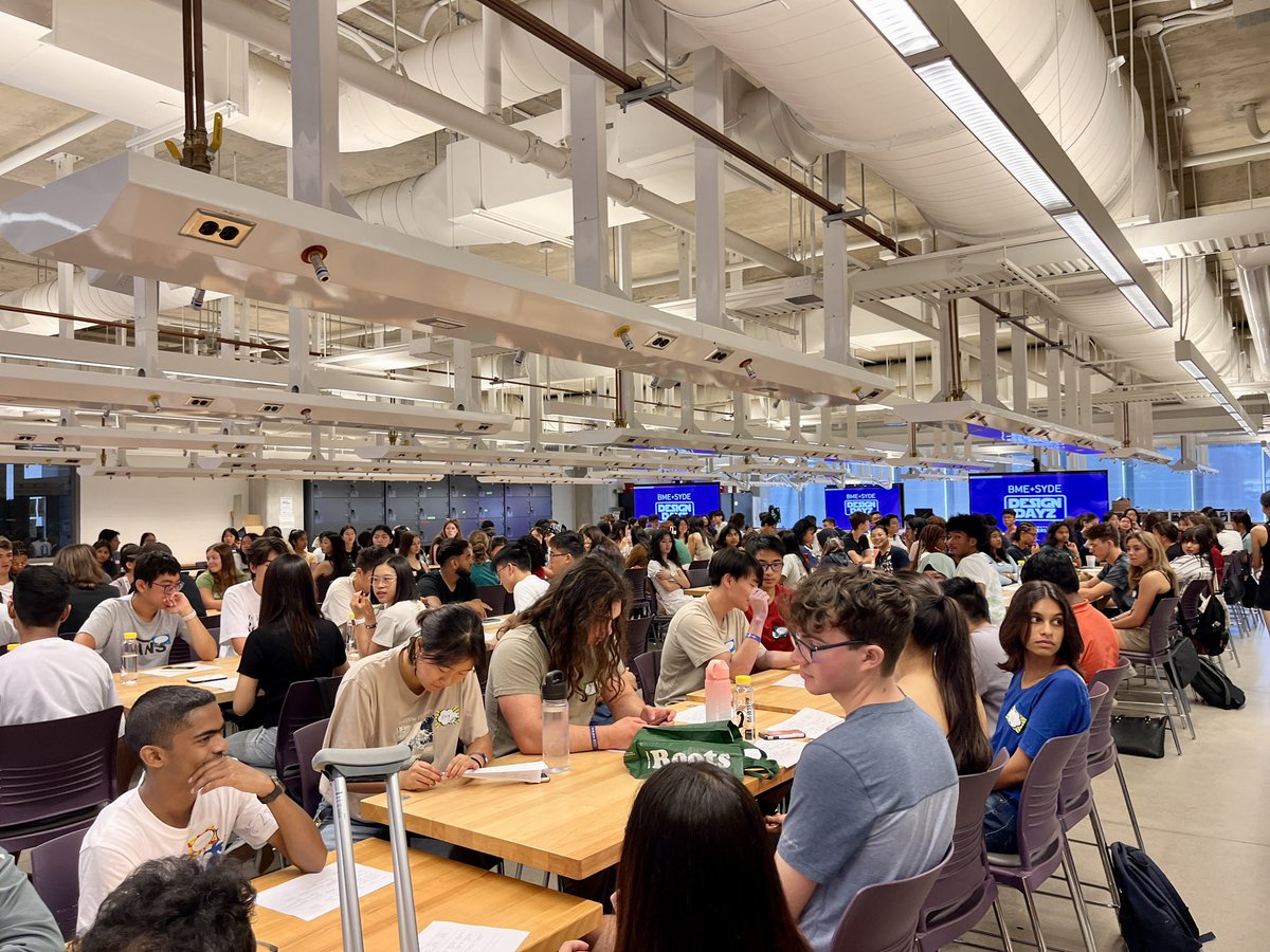 This morning we are welcoming the incoming SYDE and BME cohorts with Design Dayz!