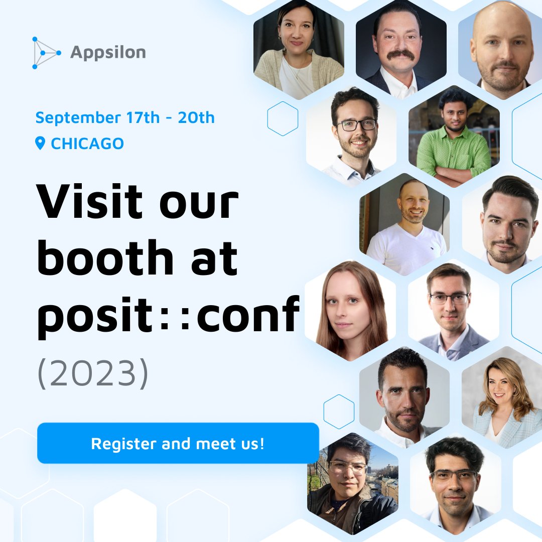 Calling all #RShiny enthusiasts! 📢 Step by our booth at posit::conf on 17-20.09 to meet our experts and dive deep into Shiny technology. Plus, mark your calendars for September 18th and join our Shiny Gathering with R Shiny Trivia at Hopsmith Tavern, Chicago 🚀
See you there!