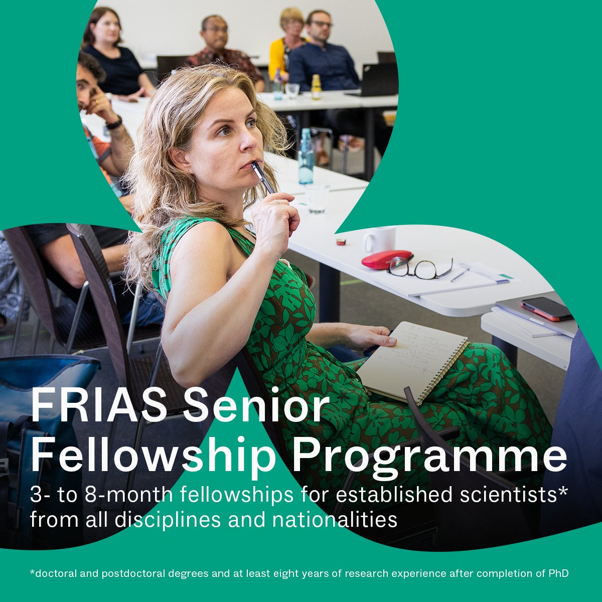 Freiburg Institute for Advanced Studies (FRIAS) (@frias_ufreiburg) on Twitter photo Last chance to apply for the FRIAS #Fellowship Programme 2024/25 (Deadline: Sep 15). Great opportunity for #PostDocs and Profs to promote their research in a vibrant community .
Senior Fellowships: frias.uni-freiburg.de/de/aktuelles/w…
Junior Fellowships: frias.uni-freiburg.de/de/aktuelles/w… #sciencejobs Last chance to apply for the FRIAS #Fellowship Programme 2024/25 (Deadline: Sep 15). Great opportunity for #PostDocs and Profs to promote their research in a vibrant community .
Senior Fellowships: frias.uni-freiburg.de/de/aktuelles/w…
Junior Fellowships: frias.uni-freiburg.de/de/aktuelles/w… #sciencejobs