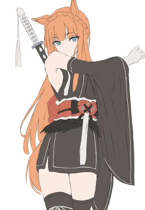 かっこいいスズカさんwip #ウマ娘 