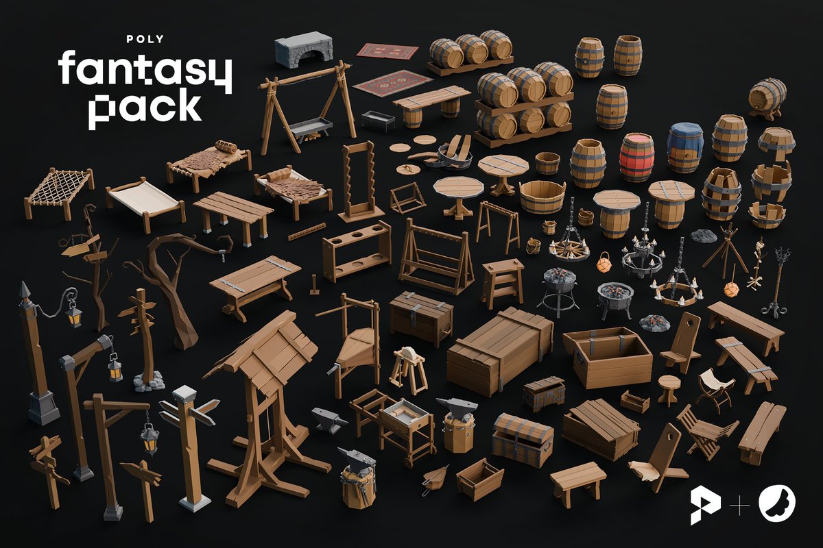 polyperfectteam's tweet photo. 🚀 Exciting News! 🎉
Just dropped our brand-new model pack for Unity:
Poly Fantasy Pack!✨
Dive into a world of enchanting 3D assets here ➡️ https://t.co/GUxrX54DAU
#Unity #PolyFantasyPack #GameDev #IndieDev #assetstore #3d #lowpoly #polygon #polyuniversalpack #fantasy