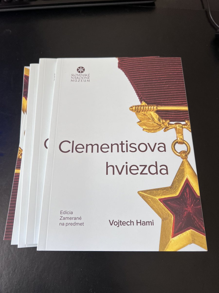 SNM_sk's tweet photo. Nová kniha Slovenského národného múzea Clemetisova hviezda od kolegu zo SNM - Historického múzea Vojtecha Hamiho. #SNM https://t.co/ljAHKGG1SK