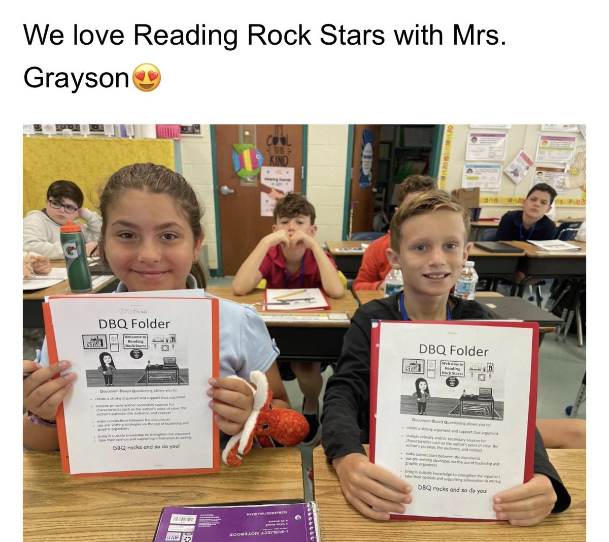 Julie Grayson (@mrsgraysondl) on Twitter photo Thank you to the awesome <a href="/mcnabtemp2021_/">McNab Elementary</a> teacher who sent me this photo to post on her behalf! 🤘🏻 Thank you to the awesome <a href="/mcnabtemp2021_/">McNab Elementary</a> teacher who sent me this photo to post on her behalf! 🤘🏻
