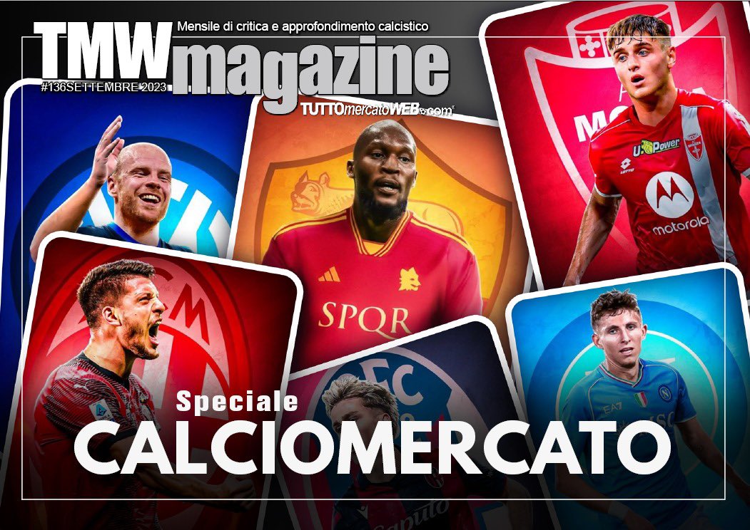 TMWMagazine (@tmwmagazinepage) on Twitter photo Tutto (ma proprio tutto) sul #Calciomercato delle venti società di <a href="/SerieA/">Lega Serie A</a> sul nuovo numero del #TmwMagazine!
tmwmagazine.com Tutto (ma proprio tutto) sul #Calciomercato delle venti società di <a href="/SerieA/">Lega Serie A</a> sul nuovo numero del #TmwMagazine!
tmwmagazine.com