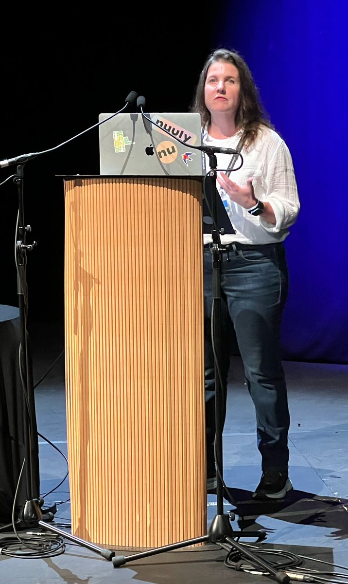 peterfriese's tweet photo. @IOSDEVUK @thea_lena_36 After the lunch break, it’s @allisonmcentire with “Stable Diffusion, CoreML, and the future of AI for iOS” - including an interactive demo! https://t.co/fw0EAUHcAH