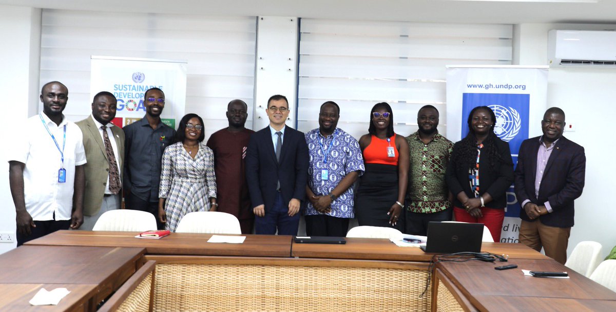 UNDPGhana's tweet photo. Our #YoungAfricaInnovates programme with @MastercardFdn seeks to foster inclusive #youth innovation.

We engage our partners at the local level to exchange ideas for the successful implementation of the #YoungAfricaInnovatesProgamme. https://t.co/lsAqrGqlmx