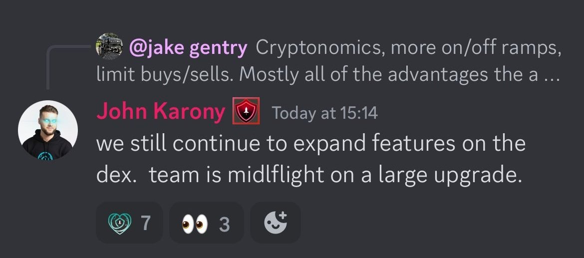 Danology10's tweet image. Large DEX upgrade is in midflight.

#SafeMoon