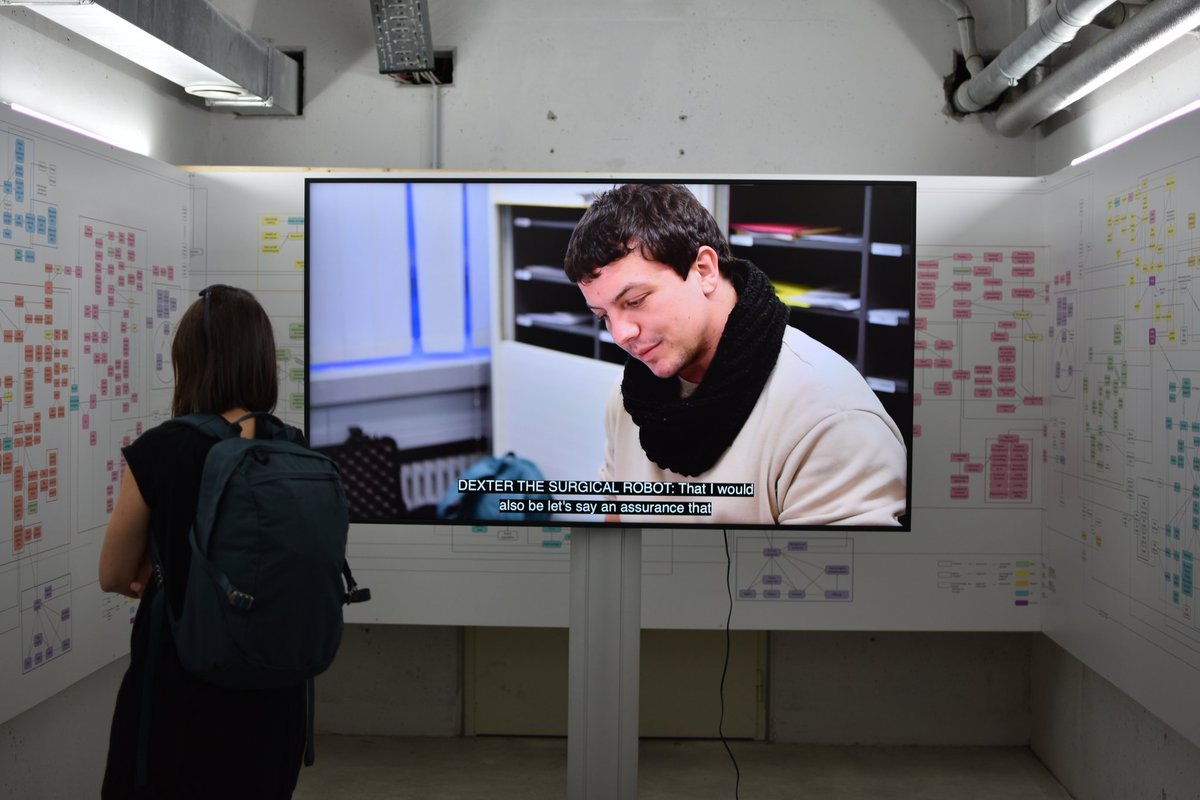 Institute for Science & Ethics (IWE) (@iwe_bonn) on Twitter photo Špela Petrič, winner of the ArtScience Residency, exhibits her project AIxxNOSOGRAPHIES at Ars Electronica Festival. The IWE is very delighted to be part of this work. Her exhibition is located at Postcity Bunker.
<a href="/ArsElectronica/">Ars Electronica</a> <a href="/aimeevanrobot/">Aimee van Wynsberghe</a> #artificalintelligence #healthcare Špela Petrič, winner of the ArtScience Residency, exhibits her project AIxxNOSOGRAPHIES at Ars Electronica Festival. The IWE is very delighted to be part of this work. Her exhibition is located at Postcity Bunker.
<a href="/ArsElectronica/">Ars Electronica</a> <a href="/aimeevanrobot/">Aimee van Wynsberghe</a> #artificalintelligence #healthcare