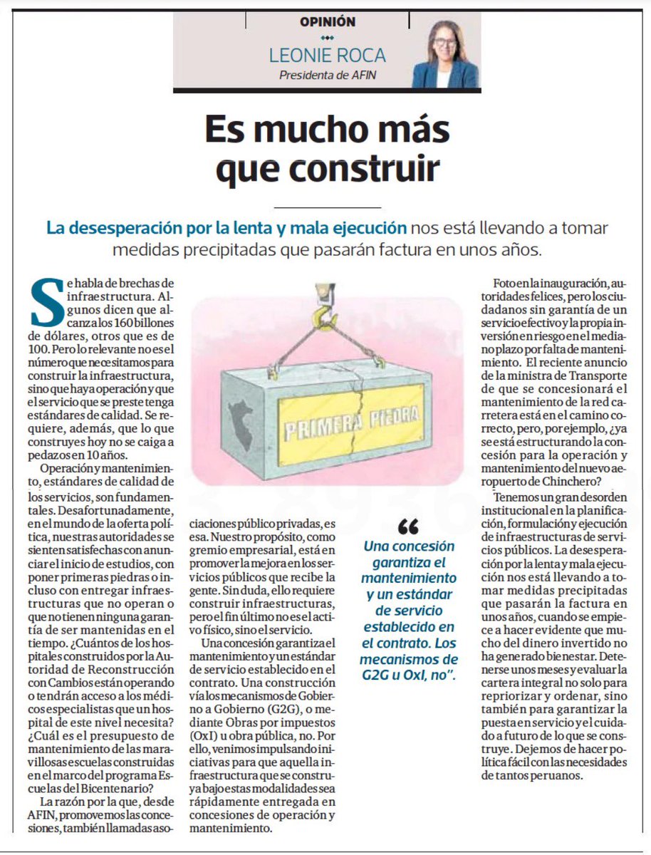 leonierocavb's tweet photo. Comparto mi artículo de hoy en @Gestionpe 👇🏻 https://t.co/aUpIsDKEfT
