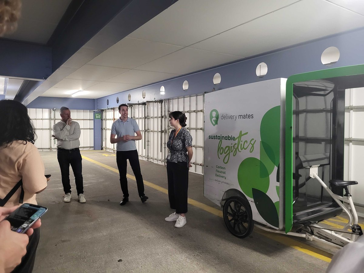 Yesterday our Commercial Development Manager Laura and our Strategic Partnerships Director Toby attended the launch of <a href="/CrossRiverPship/">Cross River Partnership</a> new Micro Logistics Hub Trial. We are excited to see last-mile delivery schemes being rolled out to support cleaner, greener urban logistics.