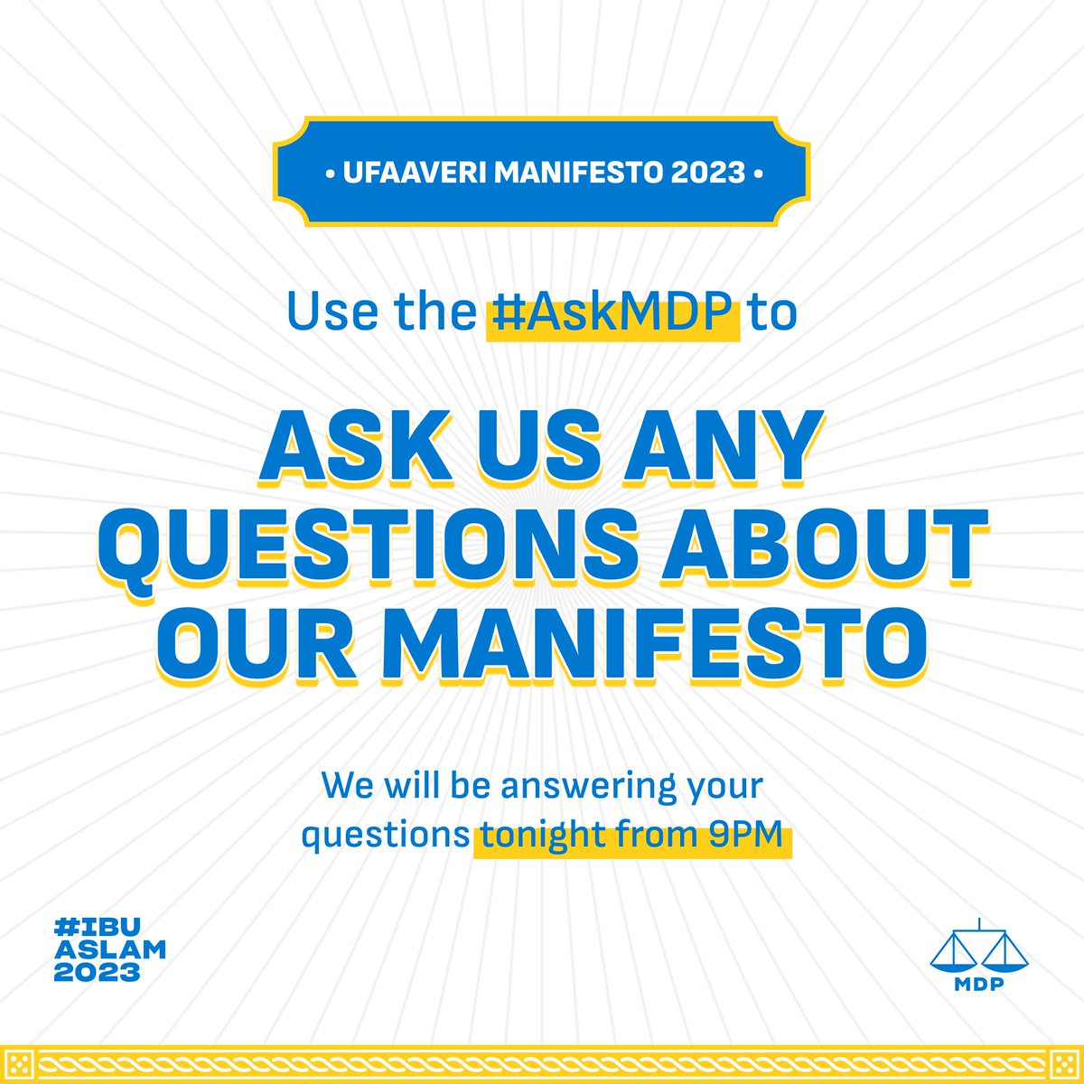 Got any questions about our Ufaaveri Manifesto? Use #AskMDP to let us know! #UfaaveriManifesto2023