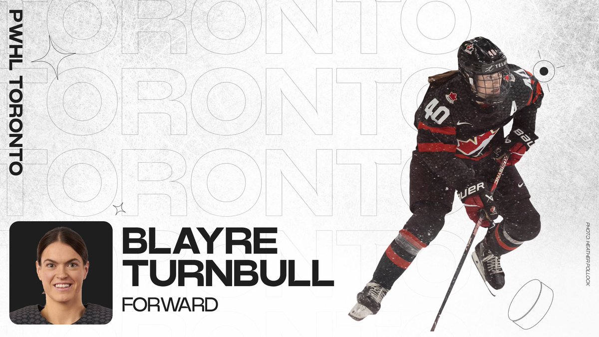 Opponents beware… 😱

Blayre Turnbull has arrived in Toronto! 
📰  bit.ly/3sD9zfj