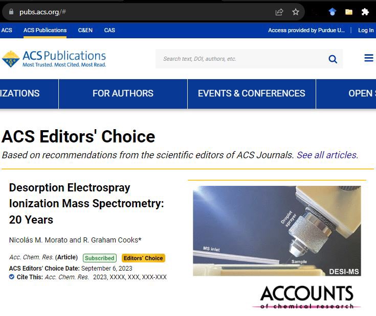 AstonlabsPurdue's tweet photo. Our review has been selected as an ACS Editors’ Choice, so it is free to access and it is being featured on the @ACSPublications site today! @PurdueChemistry @AnfacPurdue @PurdueScience @PurdueBBC 

https://t.co/nWQSP2mb8l https://t.co/IzAt2gEasv