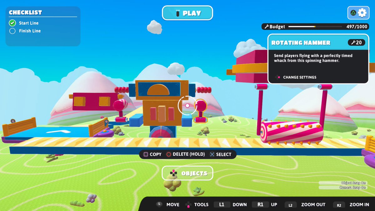 pinkygurl67's tweet photo. #PS5Share, #FallGuys Sneak peek of my robot factory level that I'm working on. I think the robots are turning out super cute. #FallGuysCreative #FallGuysGame #FallGuysCommunity #FallGuysLevel https://t.co/J3lxvv8Ean