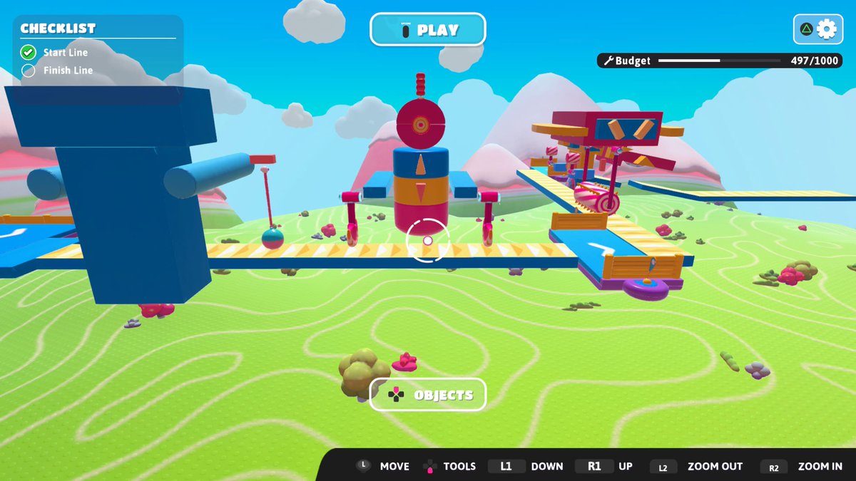 pinkygurl67's tweet photo. #PS5Share, #FallGuys Sneak peek of my robot factory level that I'm working on. I think the robots are turning out super cute. #FallGuysCreative #FallGuysGame #FallGuysCommunity #FallGuysLevel https://t.co/J3lxvv8Ean